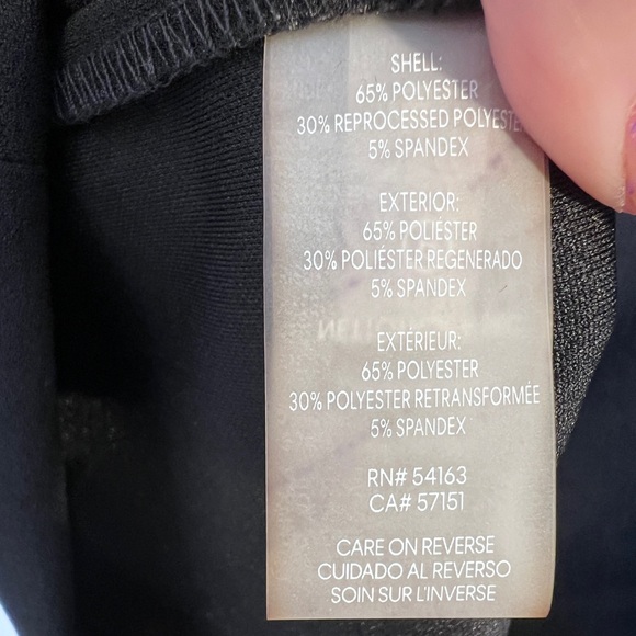 Calvin Klein Black Neck Tie Shift Dress with Gokd zipper detail, sz 12 - Picture 5 of 5